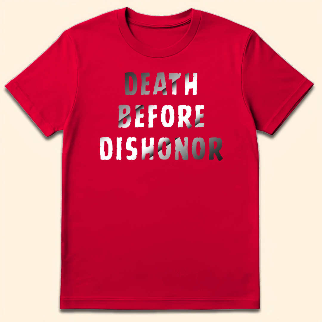 Death Before Dishonor T-Shirt Red