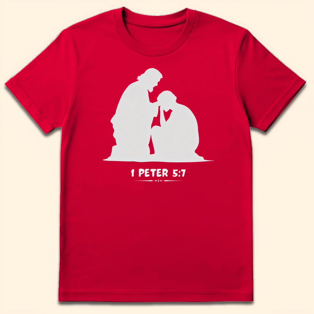 Comforter Jesus T-Shirt Red