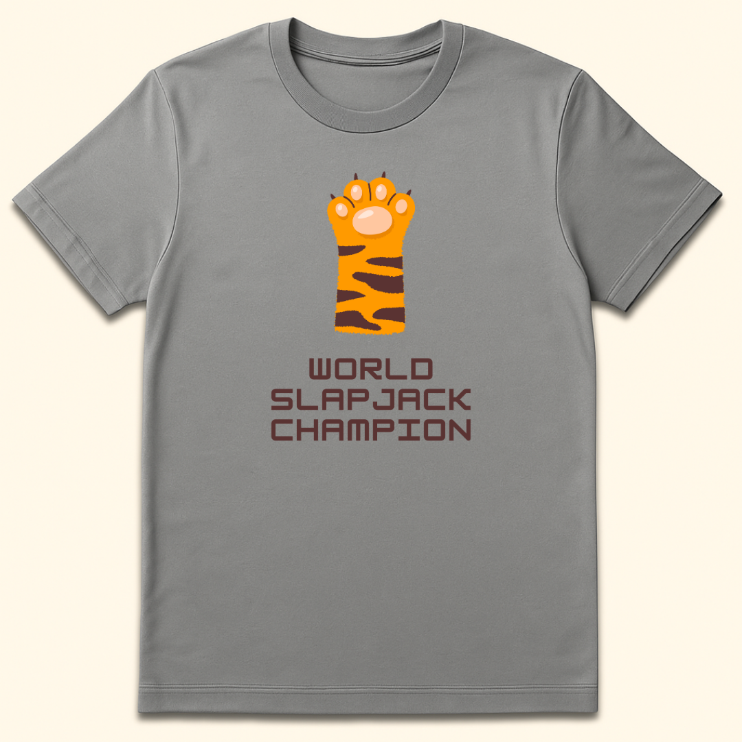 World Slapjack Champion T-Shirt Sport Grey