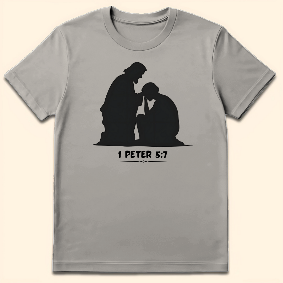 Comforter Jesus T-Shirt Ice Grey