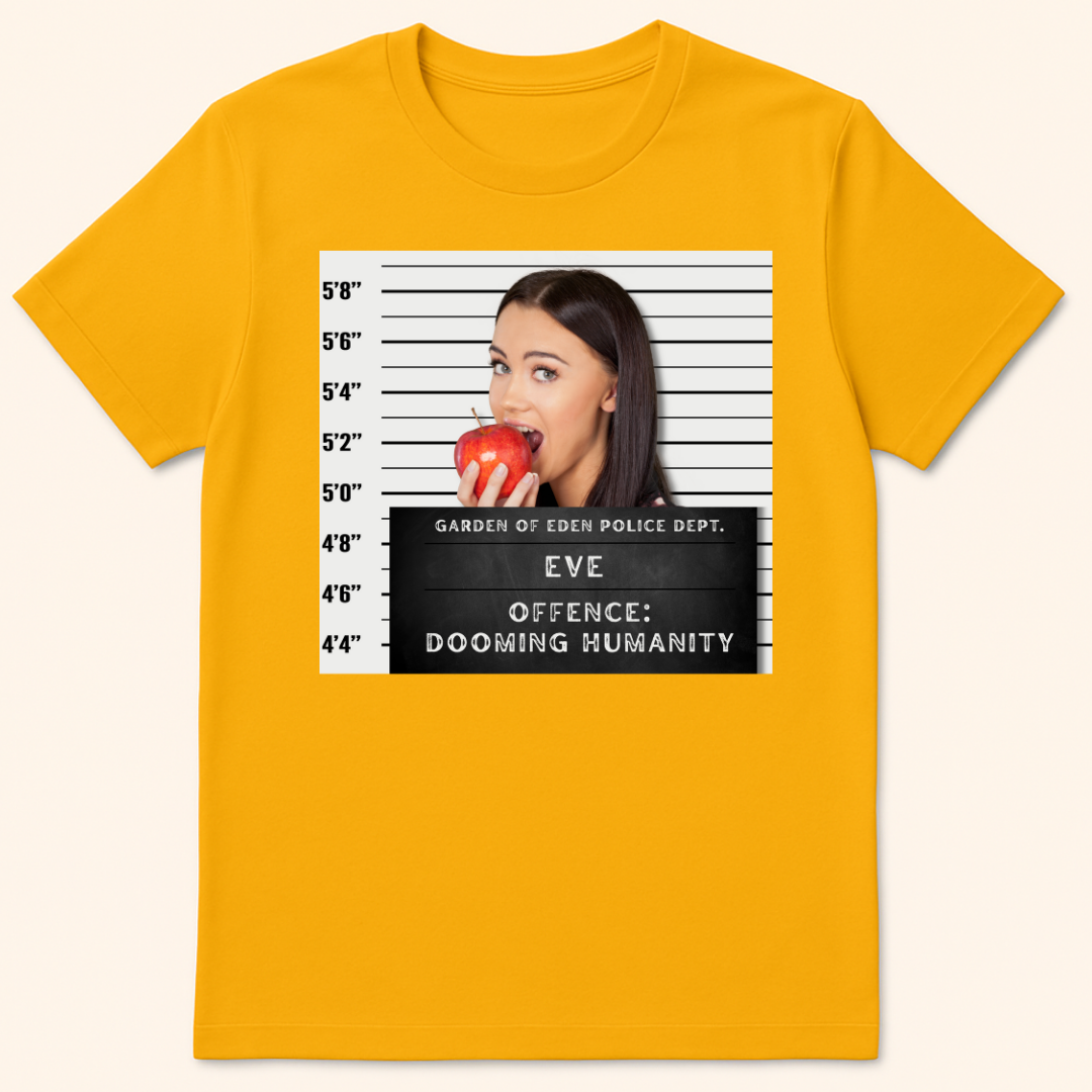 Eve Doomer of Humanity T-Shirt Gold