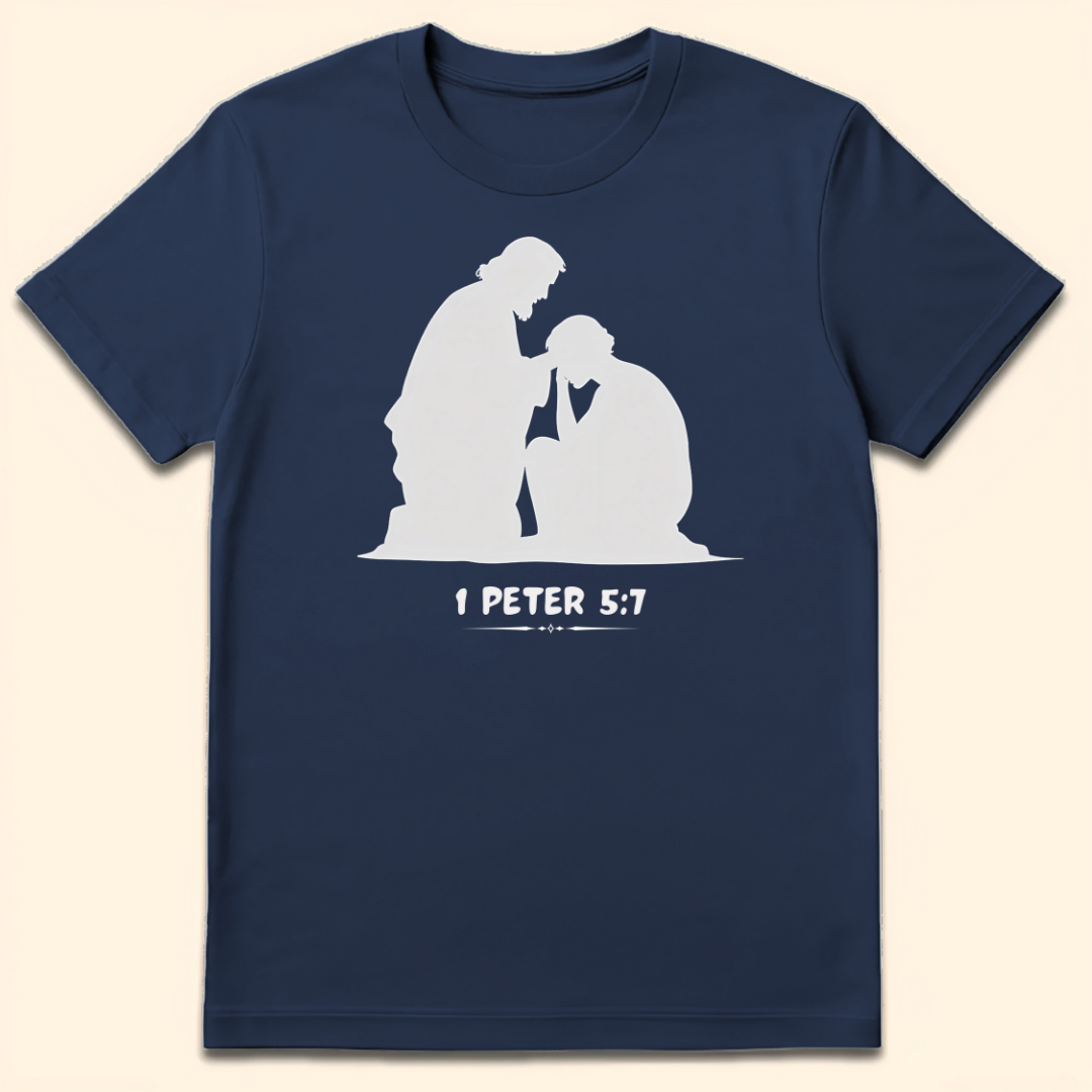 Comforter Jesus T-Shirt Navy