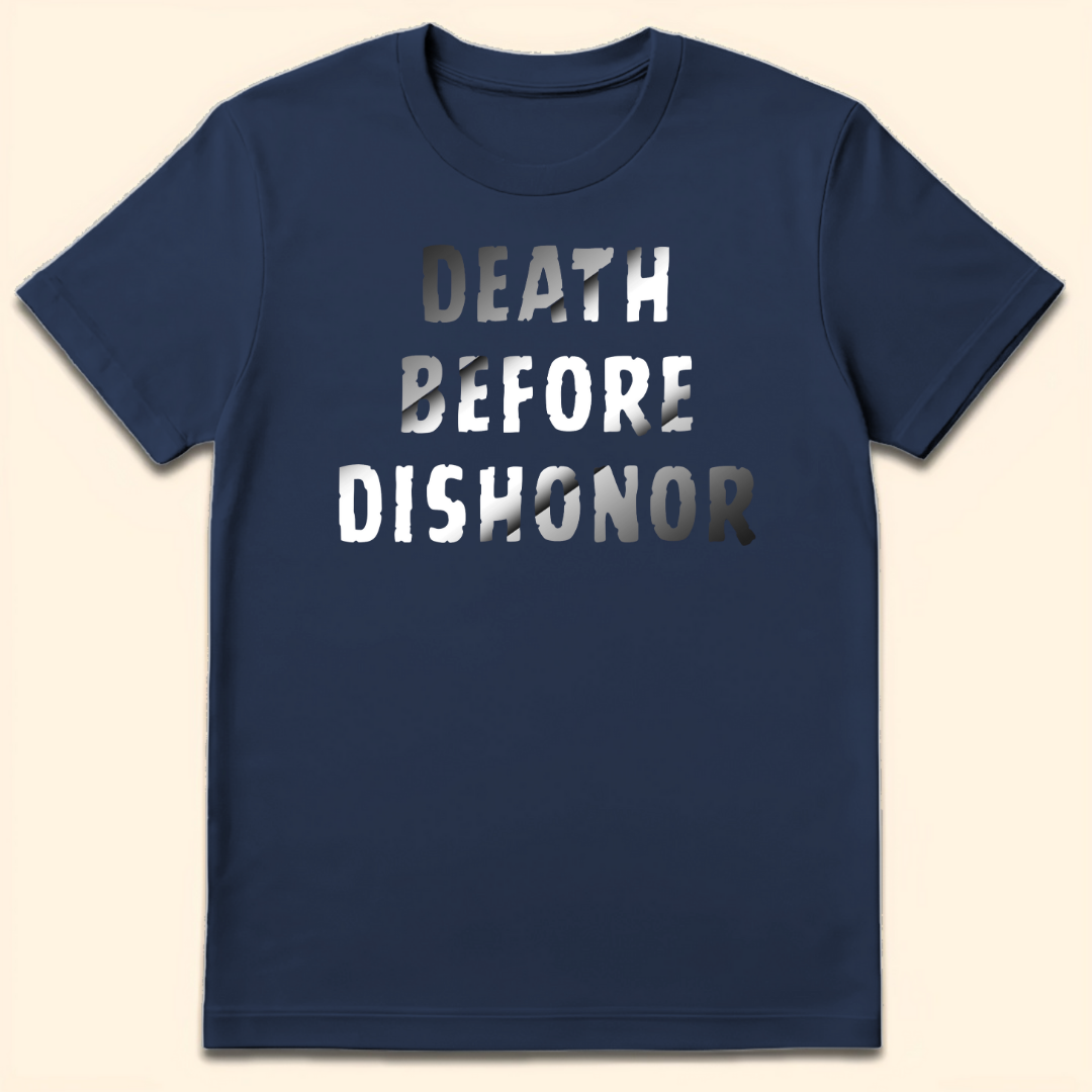 Death Before Dishonor T-Shirt Navy