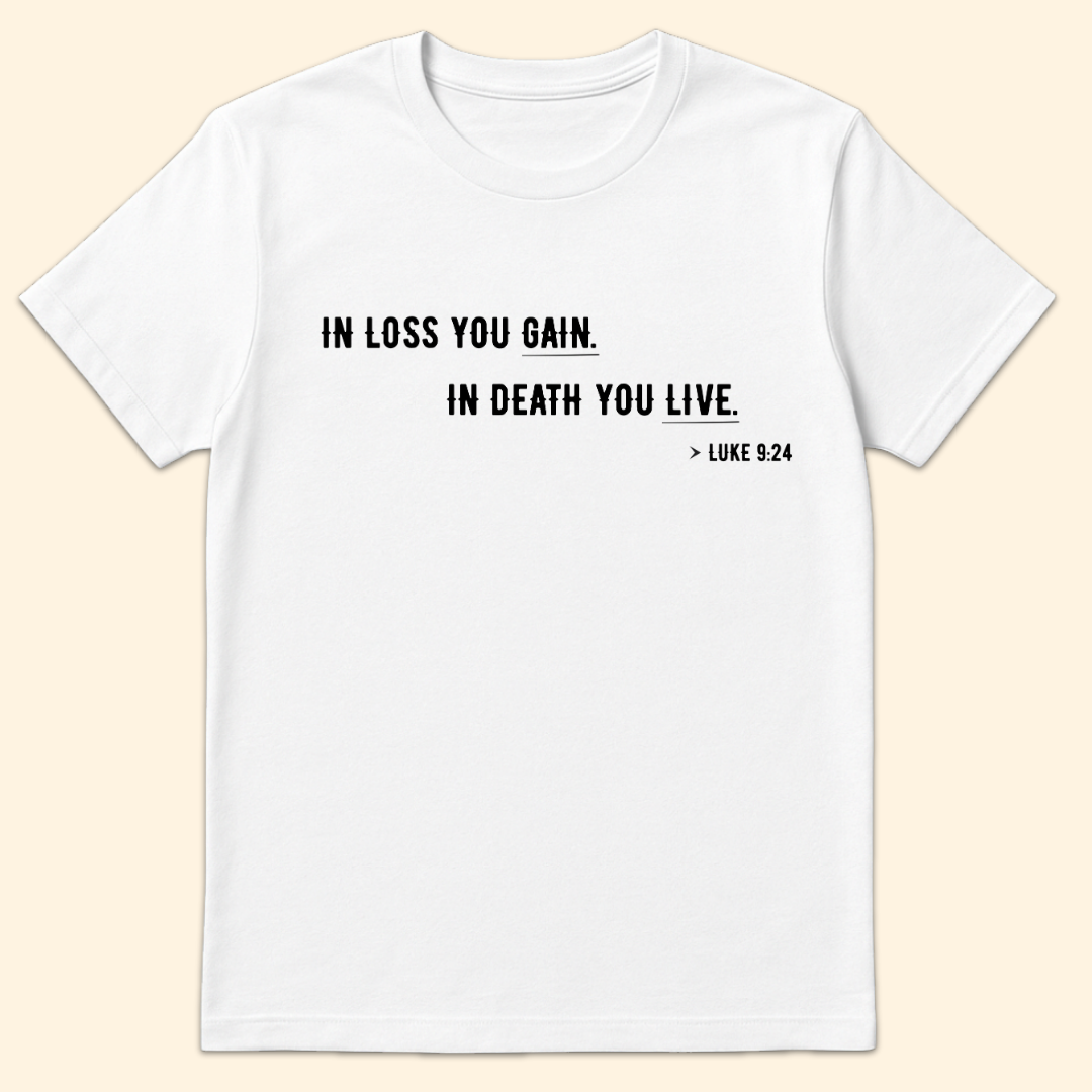 In Death You Live T-Shirt White