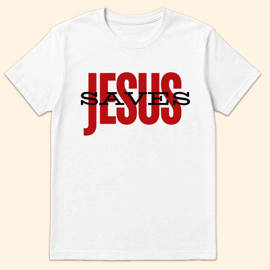 Jesus Saves T-Shirt White