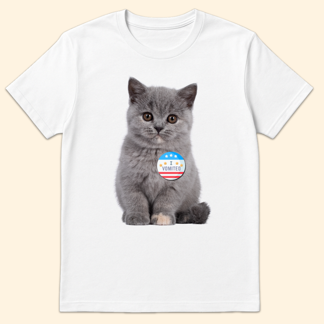 I Vomited T-Shirt White