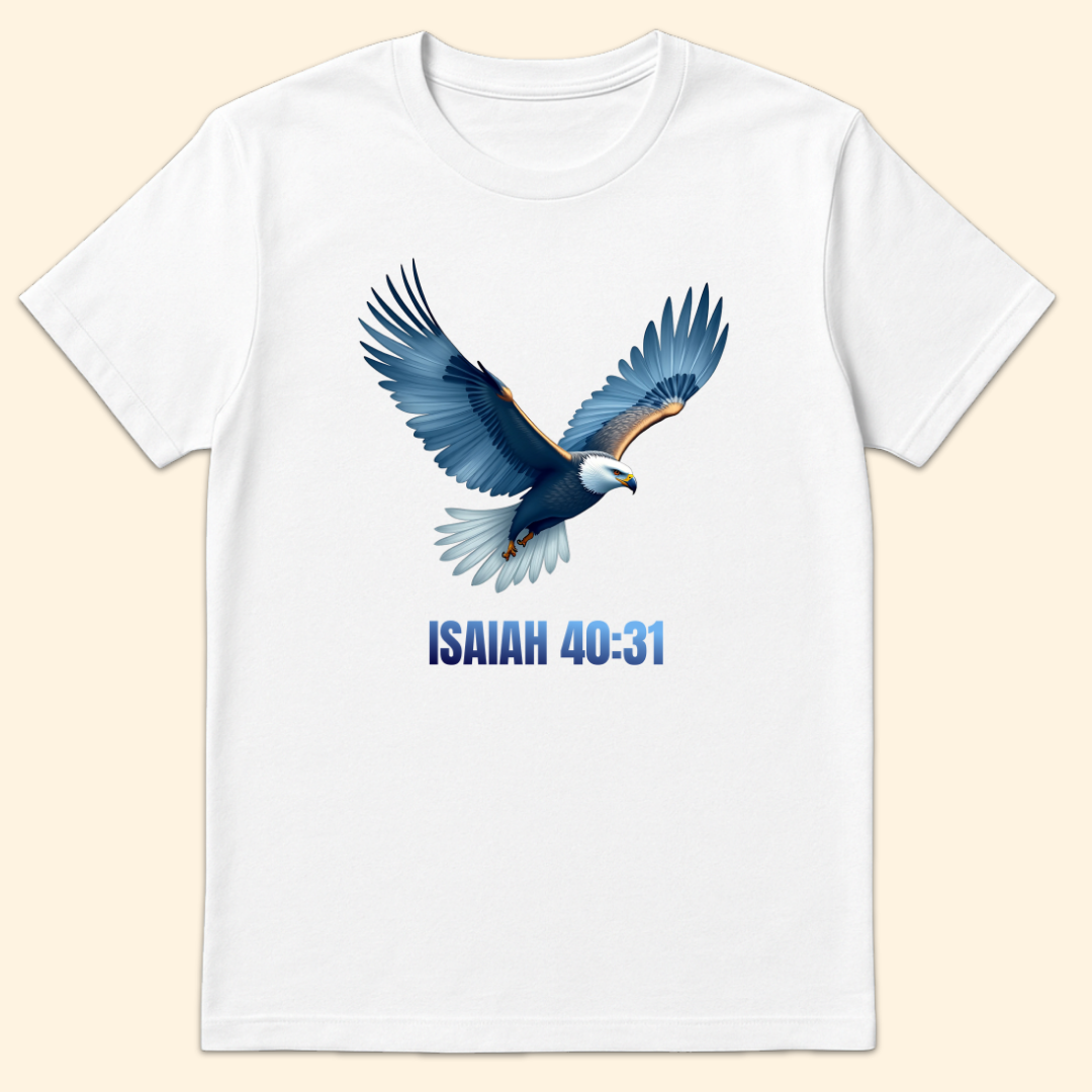 Wings Like Eagles T-Shirt White