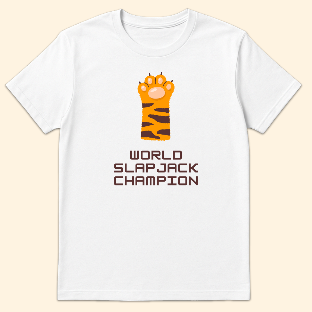World Slapjack Champion T-Shirt White