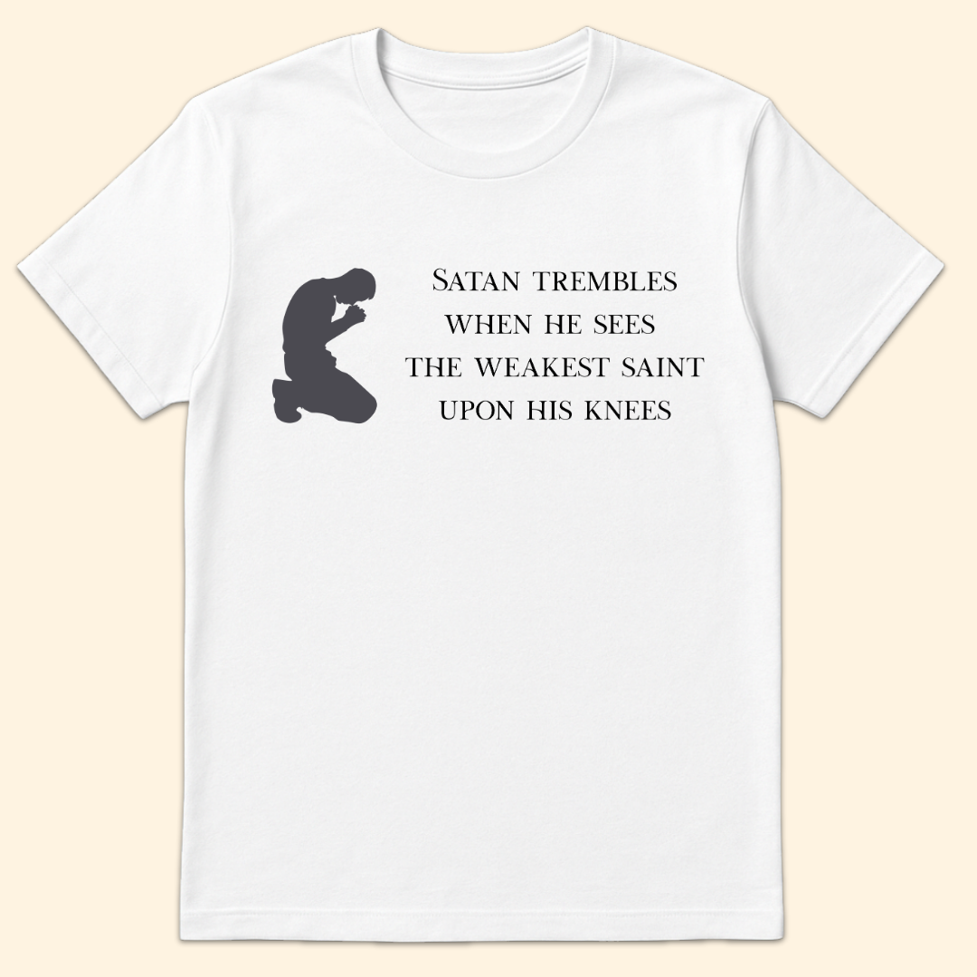 Satan Trembles T-Shirt White