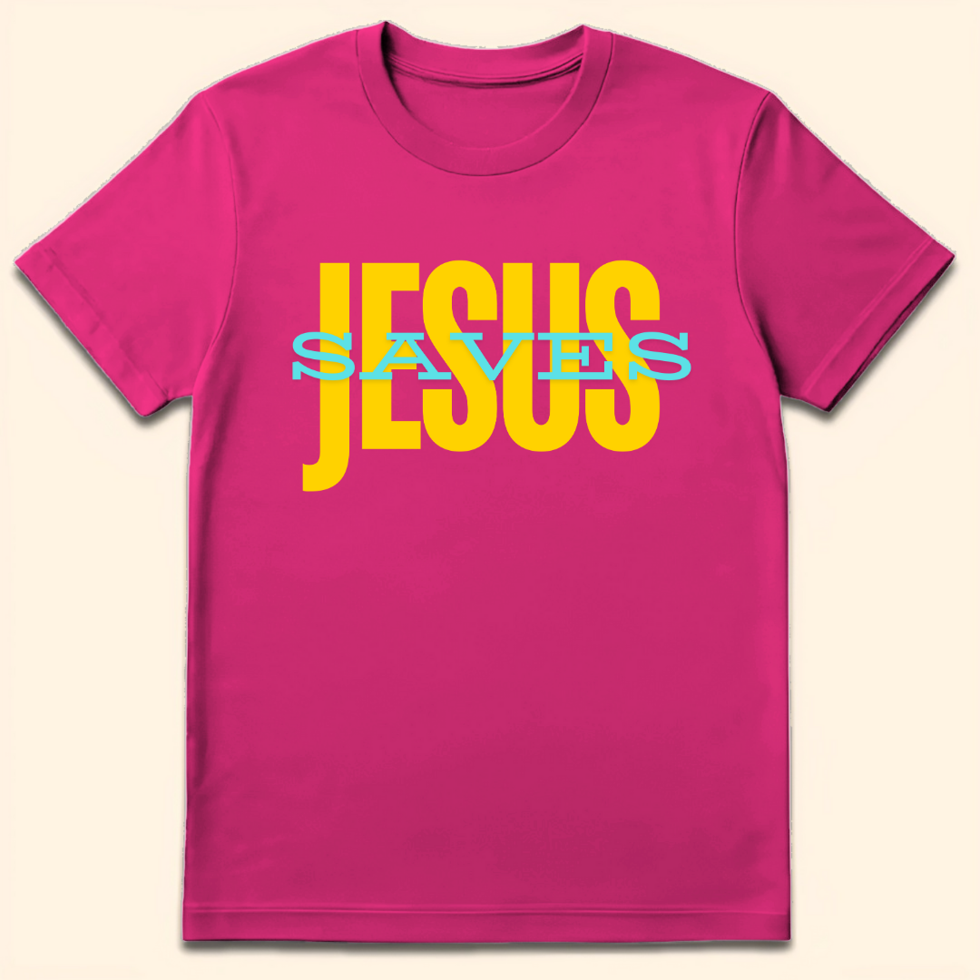 Jesus Saves T-Shirt Heliconia