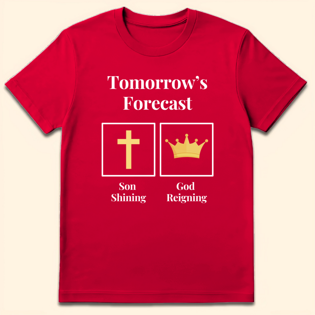 Son Shining God Reigning T-Shirt Red