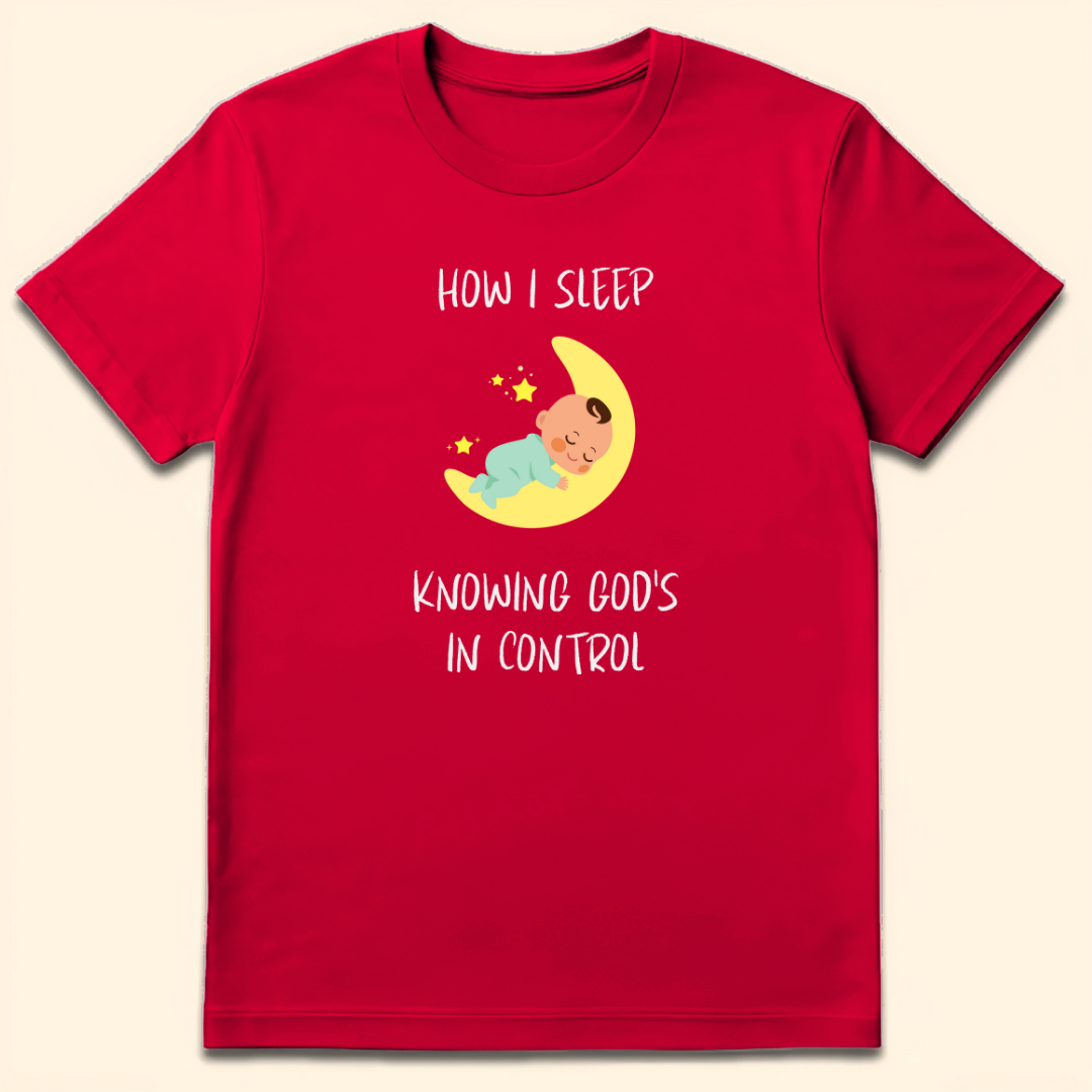 How I Sleep T-Shirt Red
