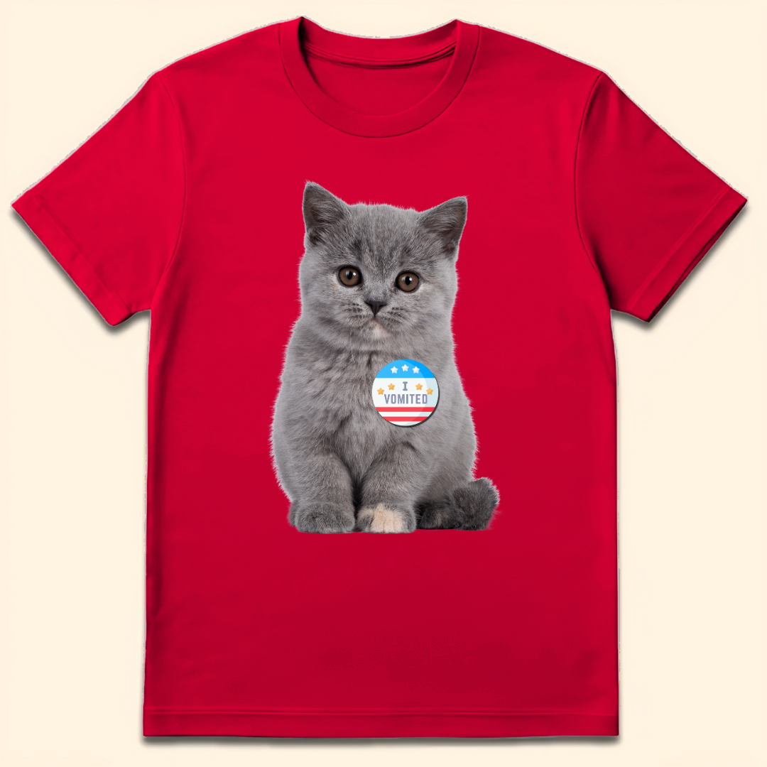 I Vomited T-Shirt Red