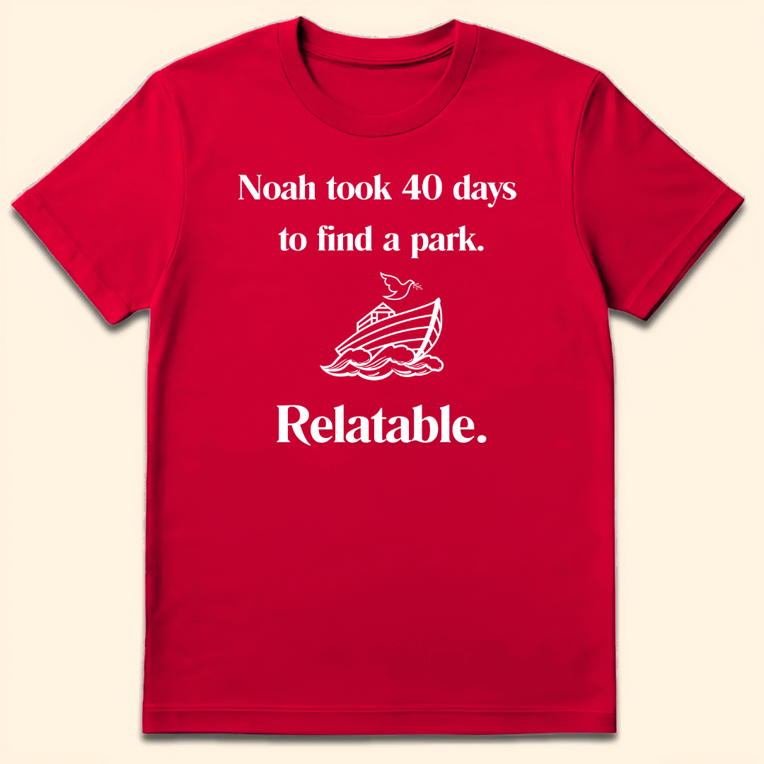 40 Days To Find A Park T-Shirt Red