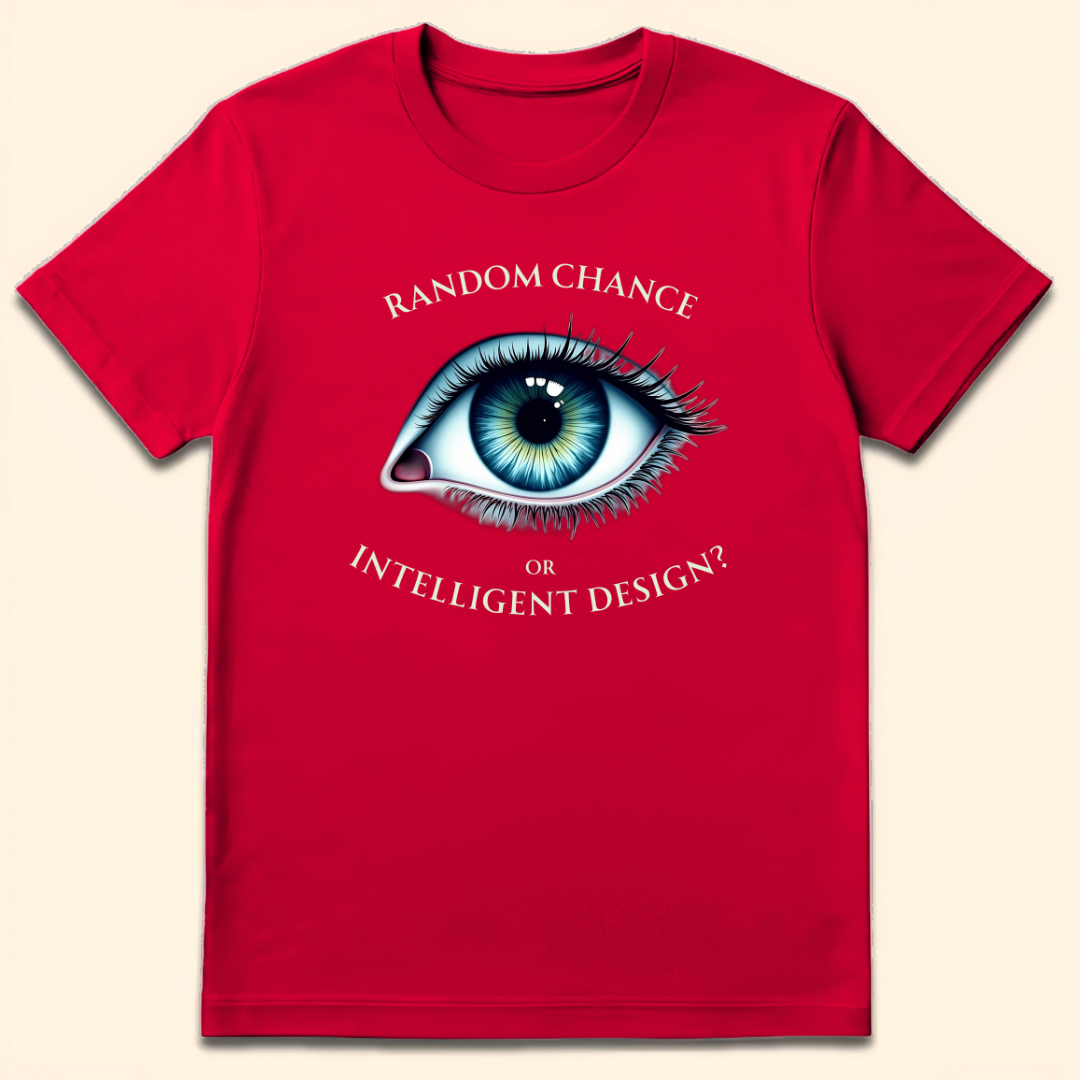 Random Chance Or Intelligent Design T-Shirt Red