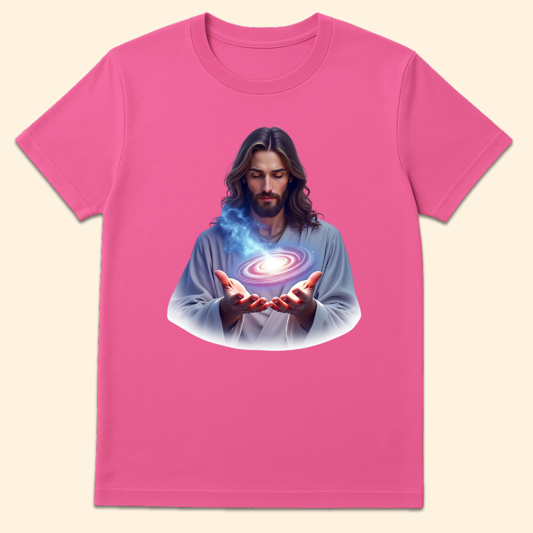 Jesus Creator of Galaxies T-Shirt Azalea