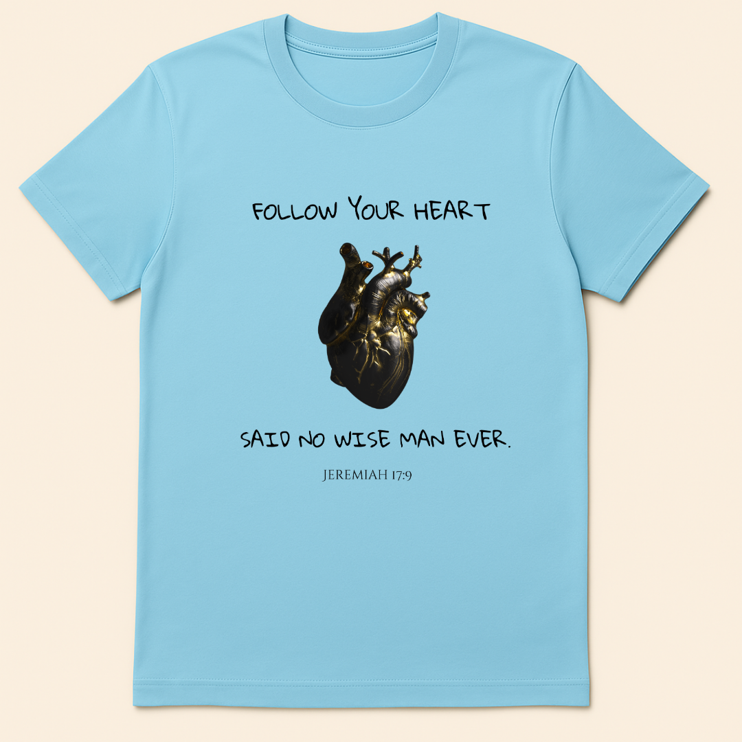 Black Heart T-Shirt Sky