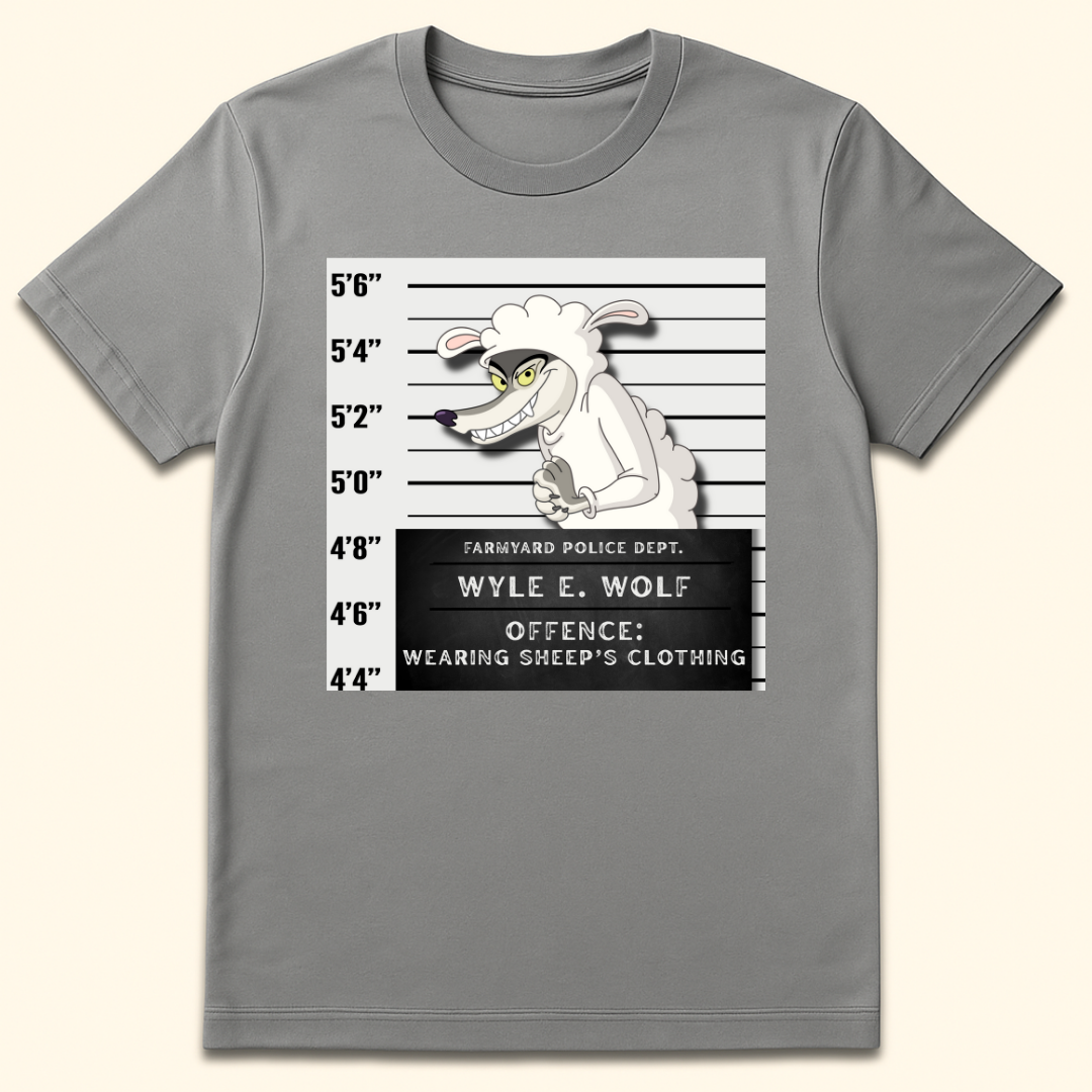 Wolf In Sheep's Clothing T-Shirt Sport Grey