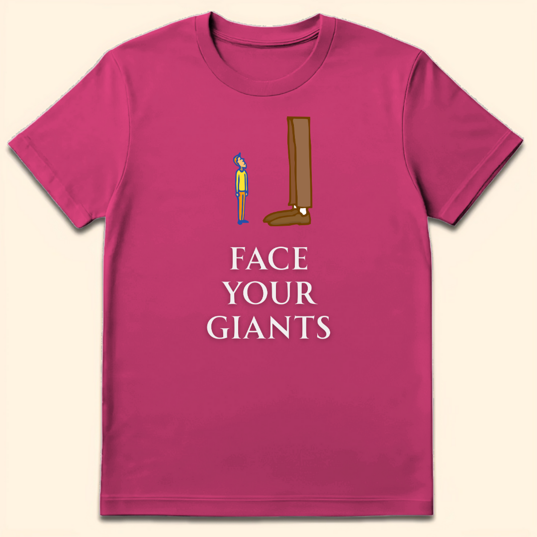 Face Your Giants T-Shirt Antique Heliconia