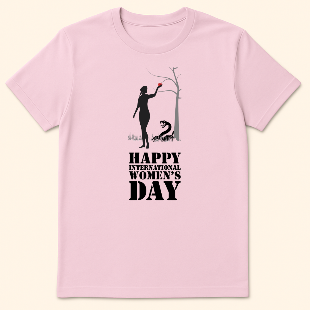 Happy International Women's Day T-Shirt Light Pink