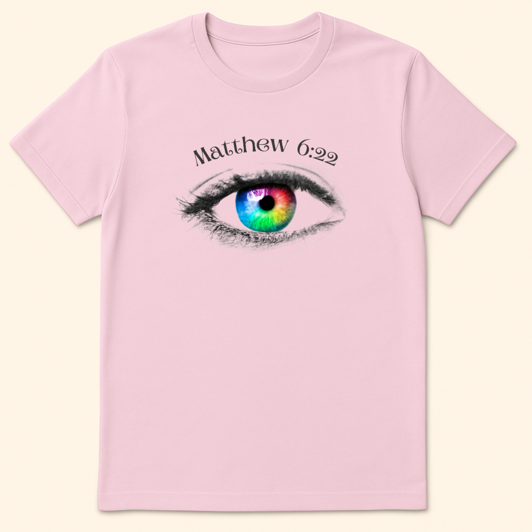 The Eye Is The Lamp T-Shirt Light Pink