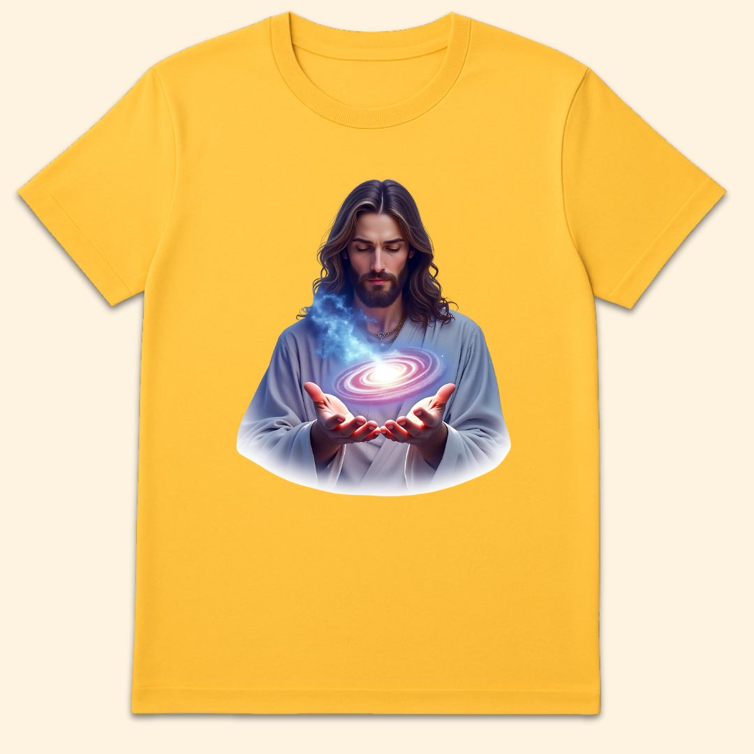 Jesus Creator of Galaxies T-Shirt Daisy