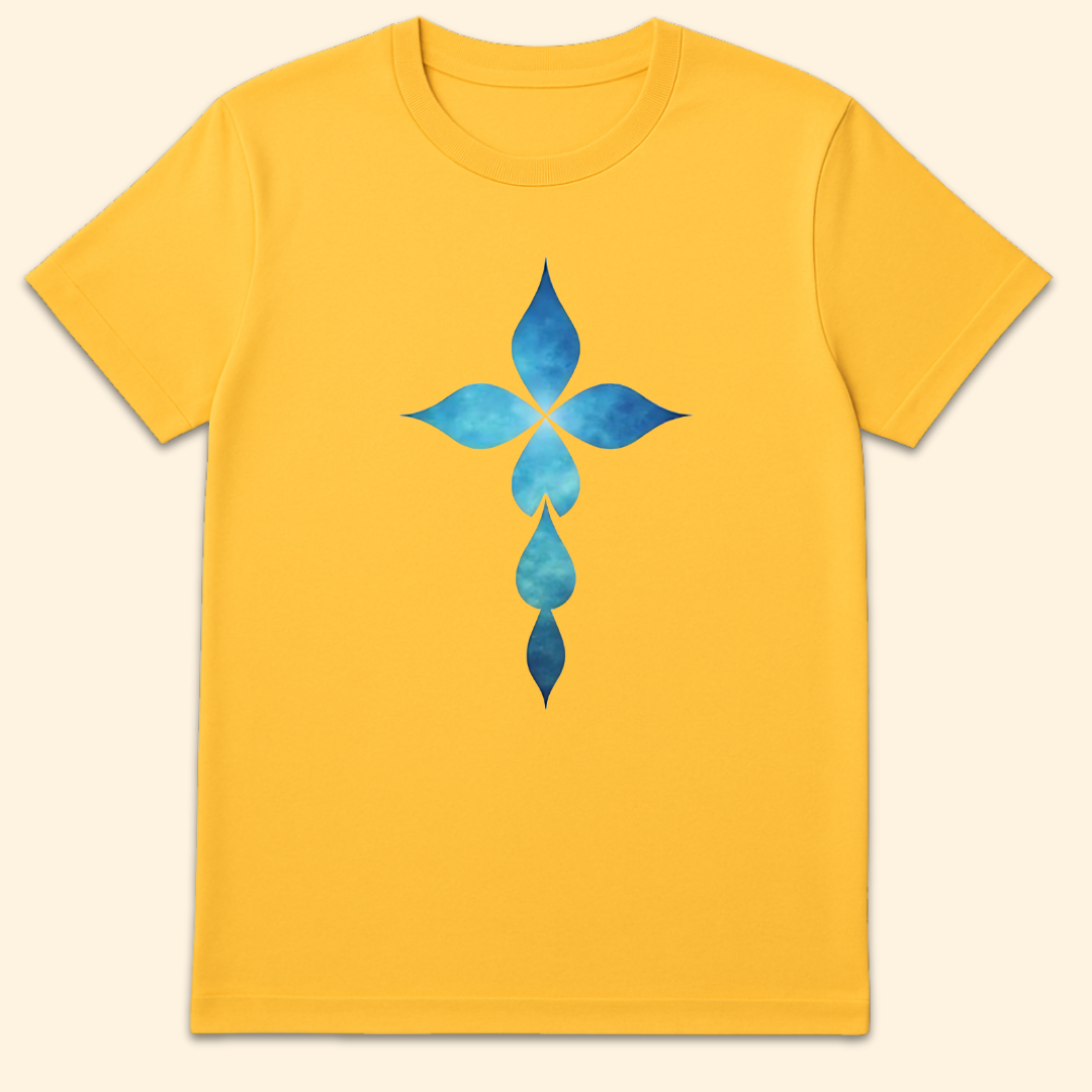 Teardrop Cross T-Shirt Daisy