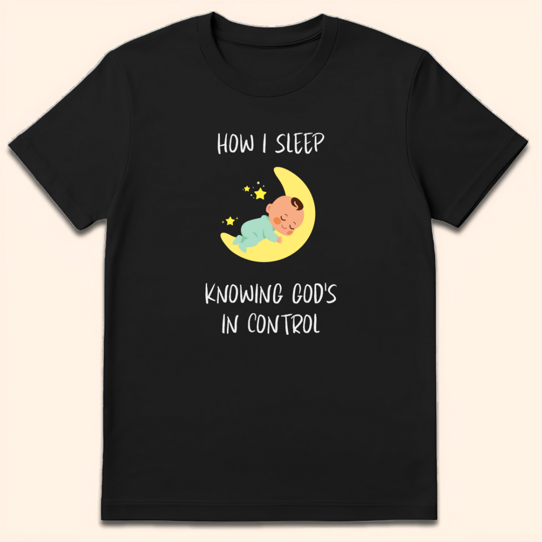 How I Sleep T-Shirt Black