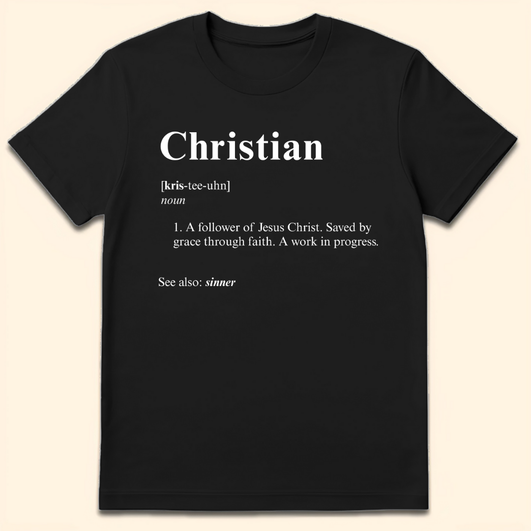 Christian Definition T-Shirt Black