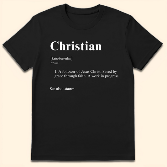 Christian Definition T-Shirt Black