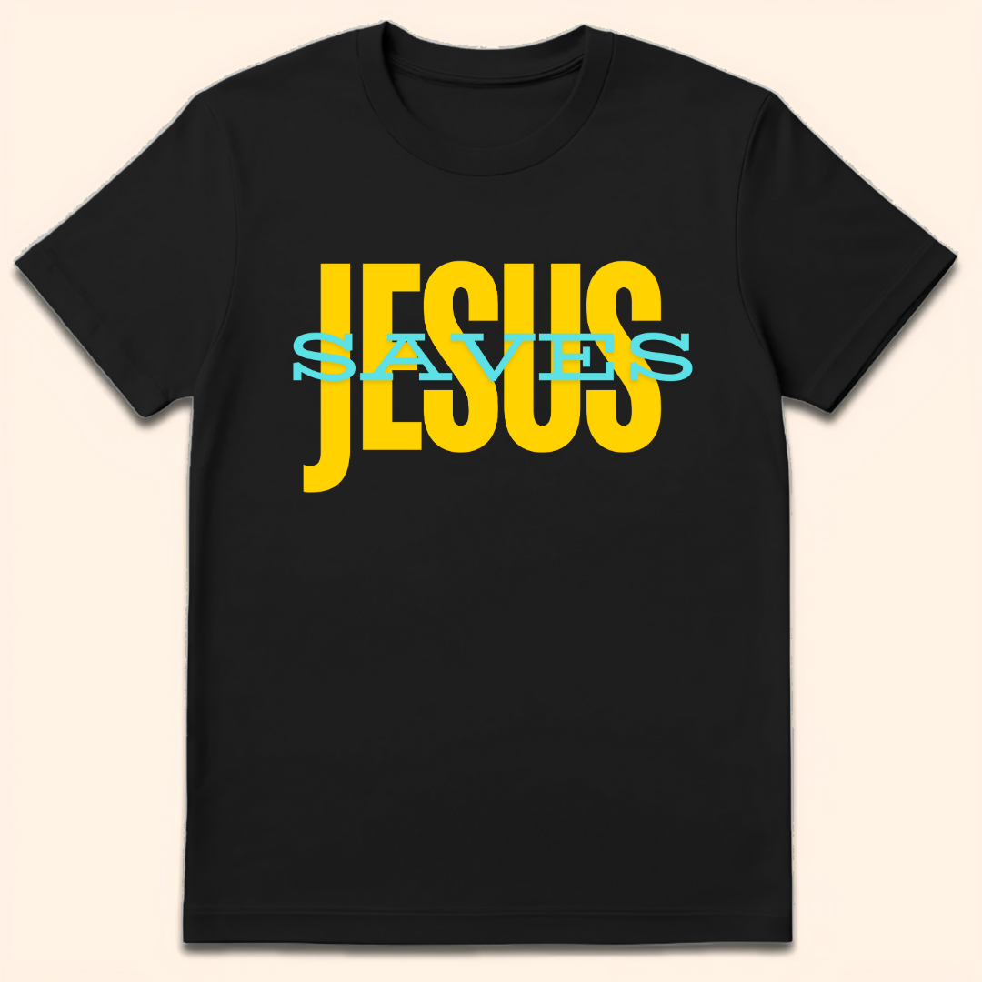 Jesus Saves T-Shirt Black