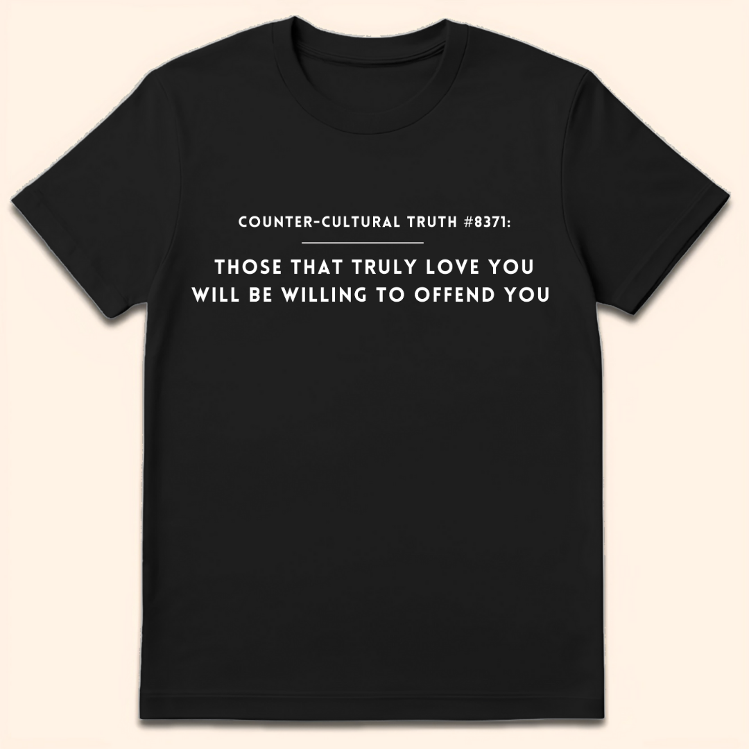 True Love Offends T-Shirt Black