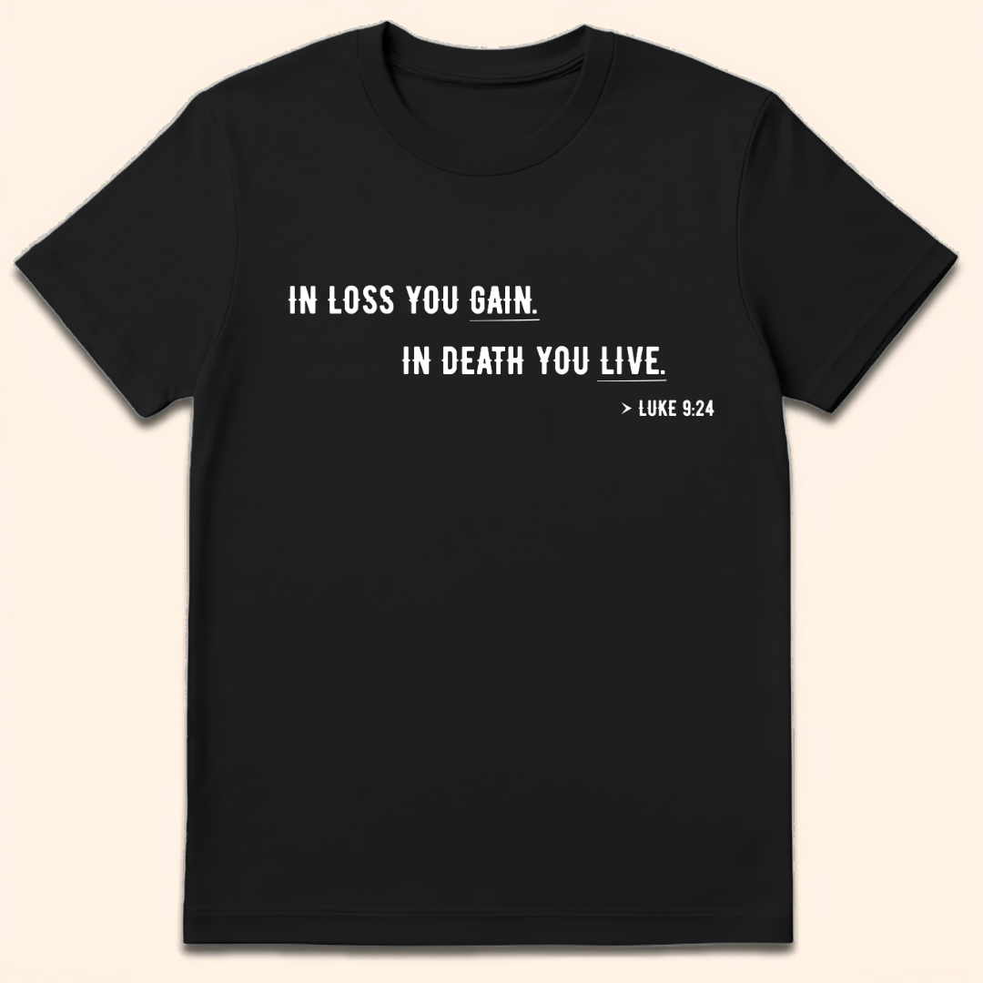 In Death You Live T-Shirt Black