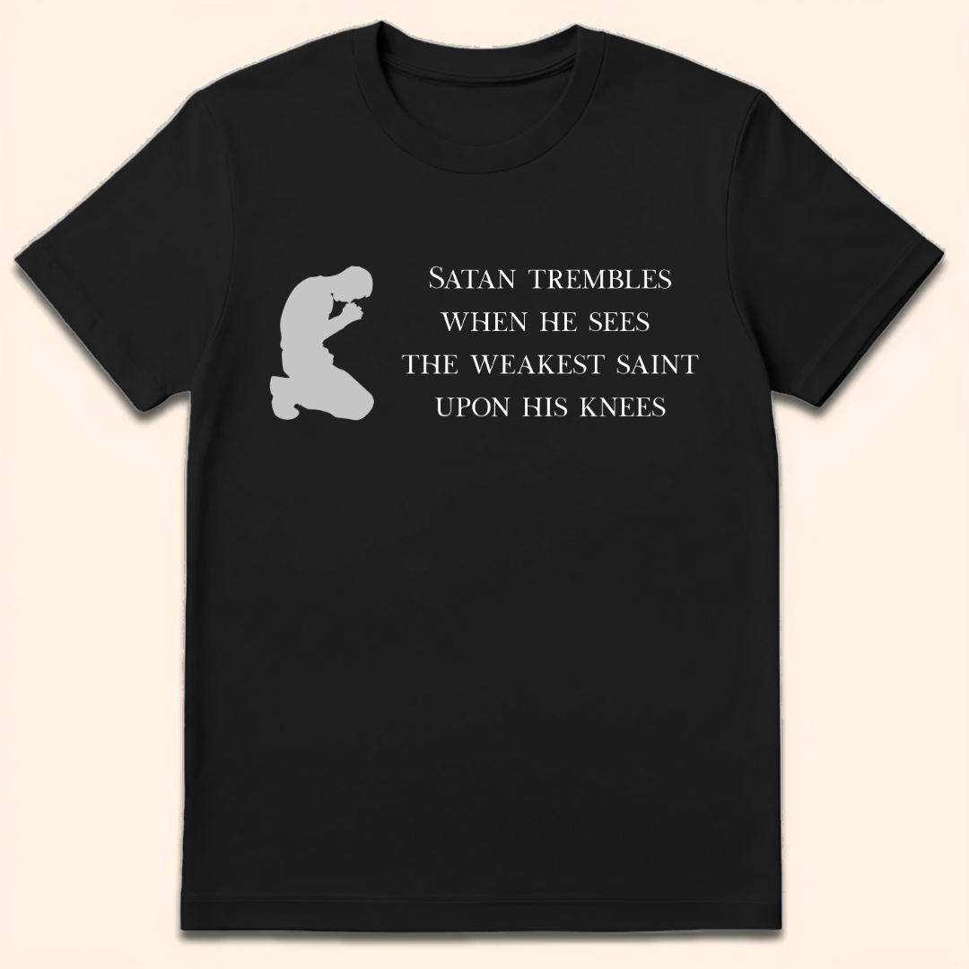 Satan Trembles T-Shirt Black