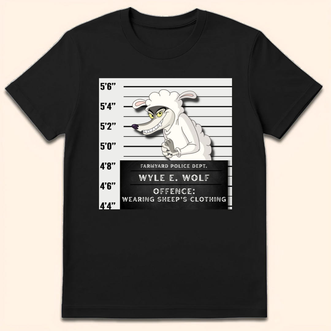 Wolf In Sheep's Clothing T-Shirt Black