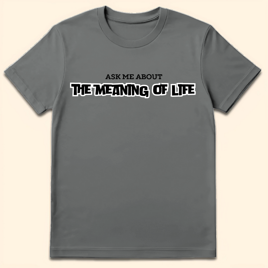 Meaning Of Life T-Shirt Graphite Heather