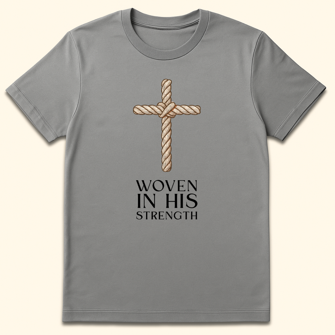 Woven In His Strength T-Shirt