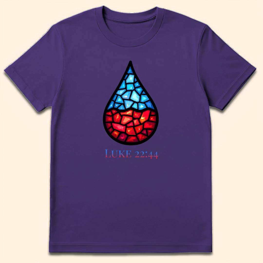 Sweat Like Drops Of Blood T-Shirt Purple