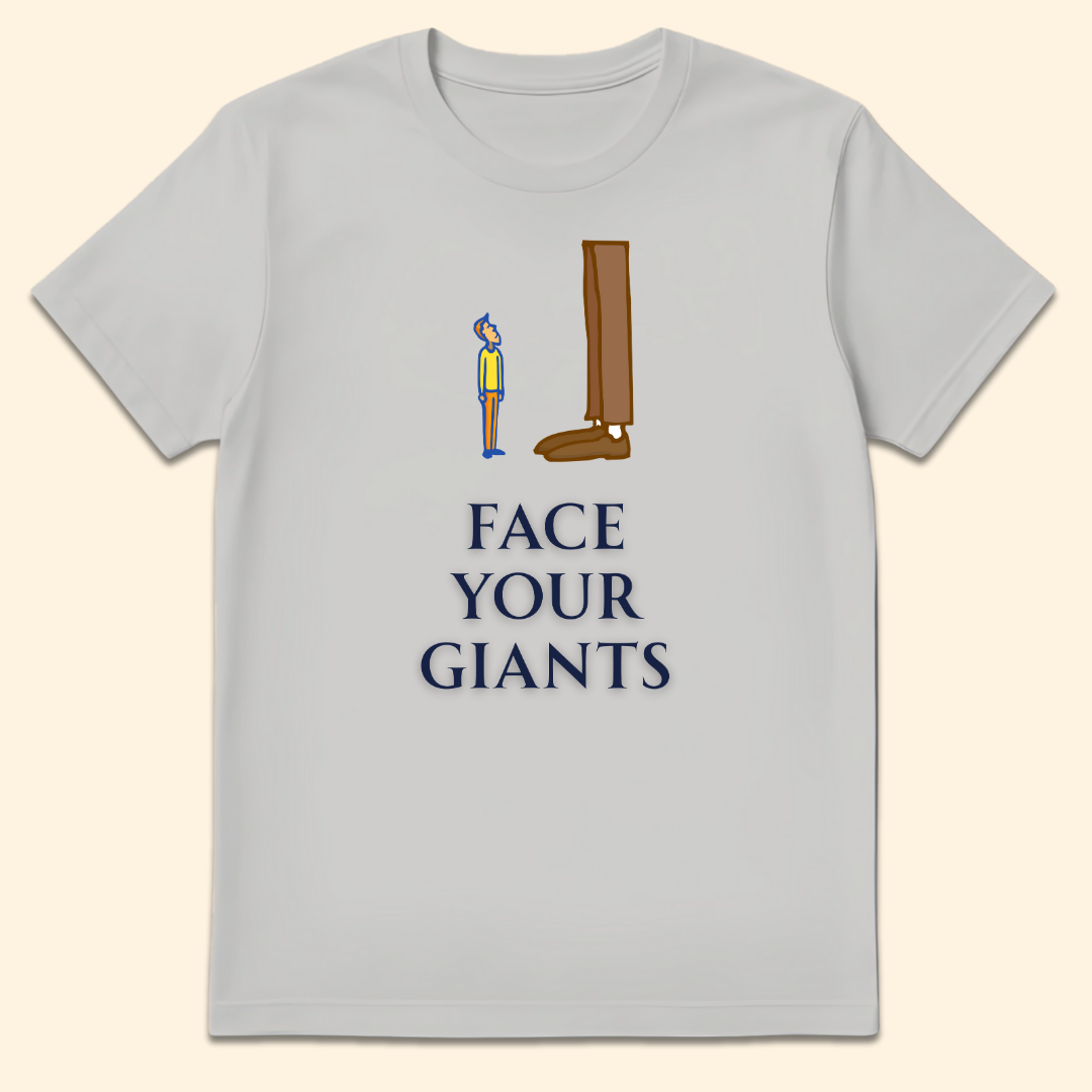 Face Your Giants T-Shirt Ice Grey