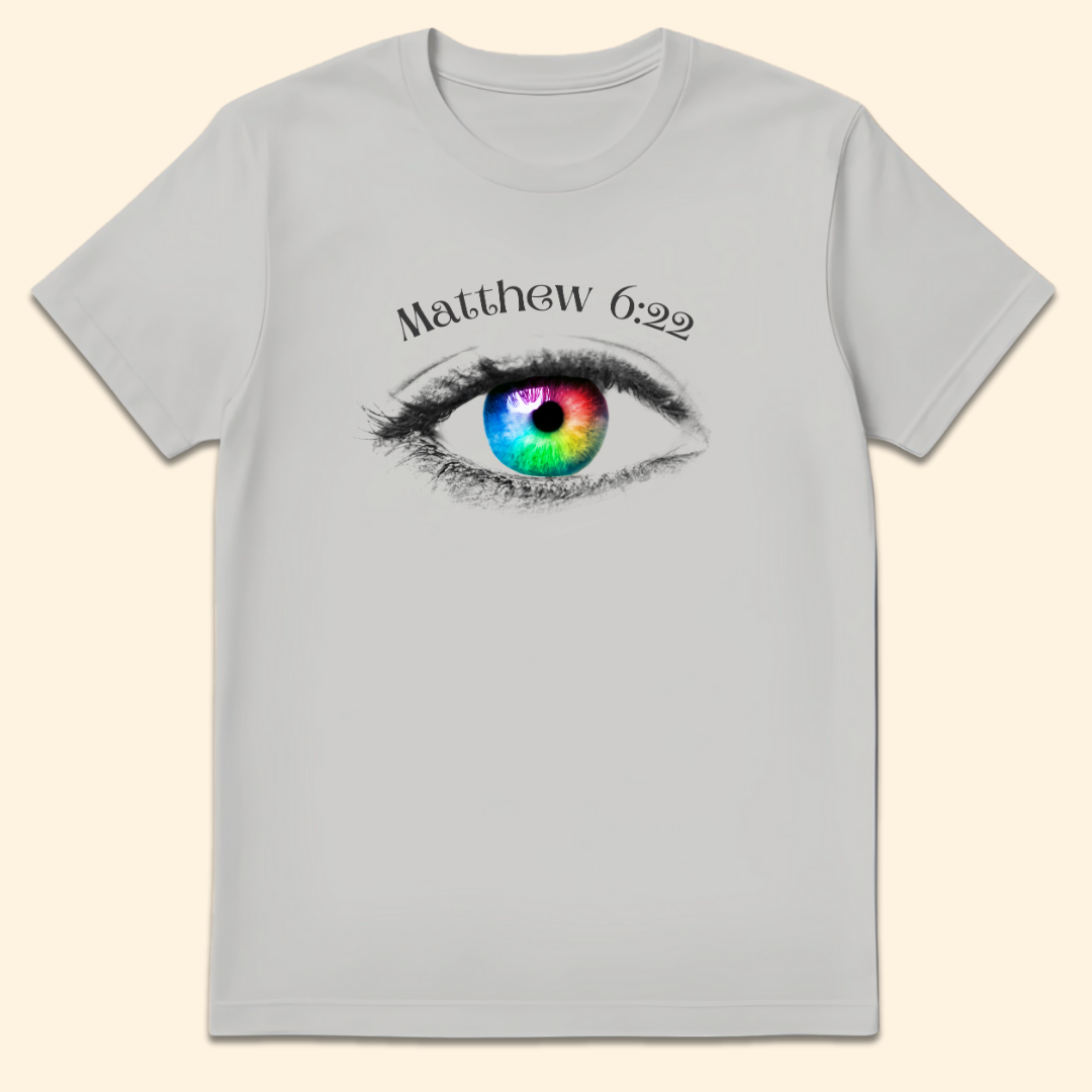 The Eye Is The Lamp T-Shirt Ice Grey