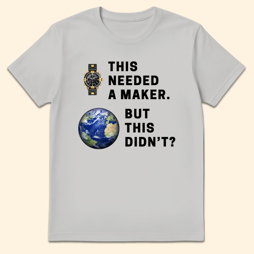 This Needed A Maker T-Shirt Ice Grey