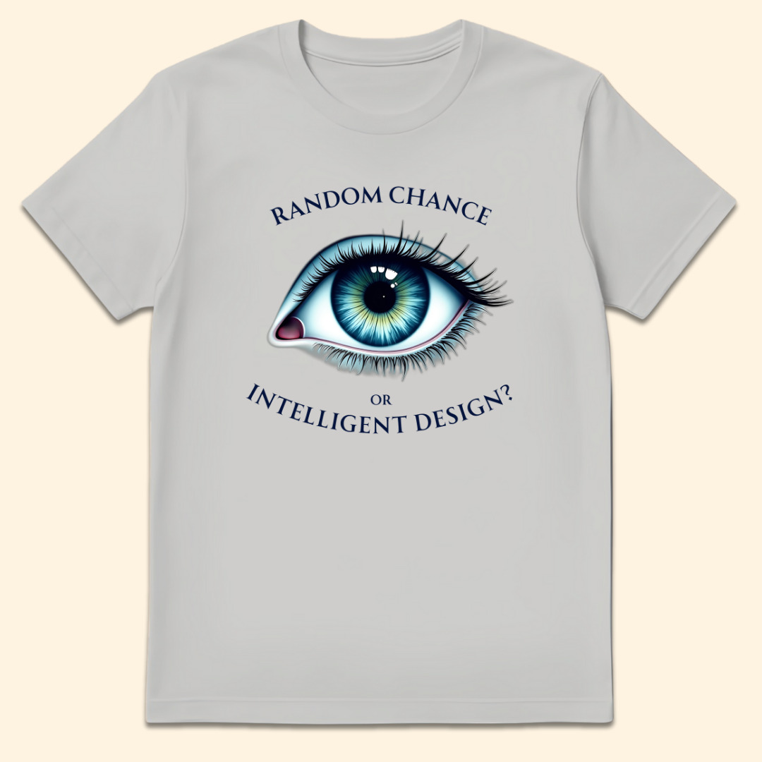 Random Chance Or Intelligent Design T-Shirt Ice Grey