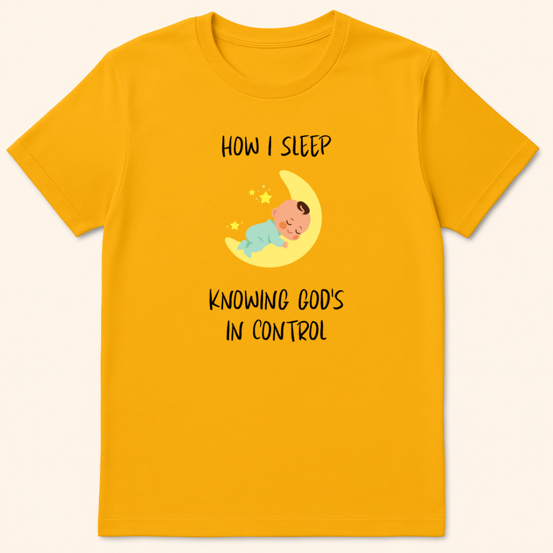 How I Sleep T-Shirt Gold