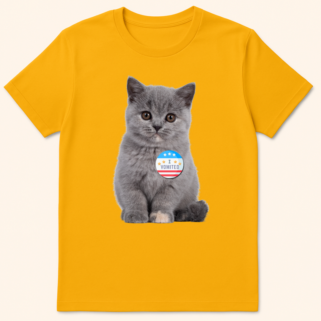 I Vomited T-Shirt Gold