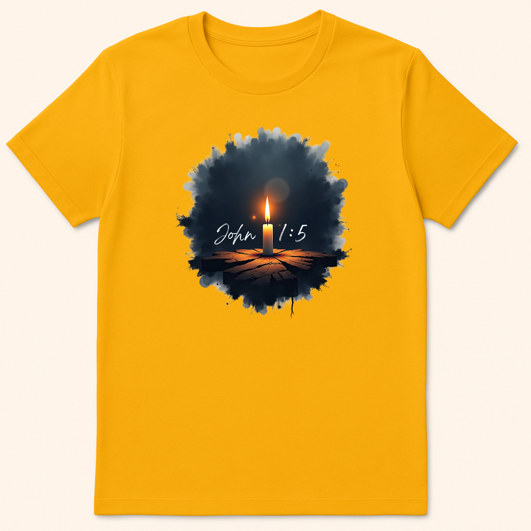 Light In The Darkness T-Shirt Gold