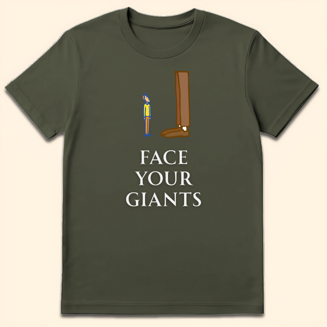 Face Your Giants T-Shirt Military Green