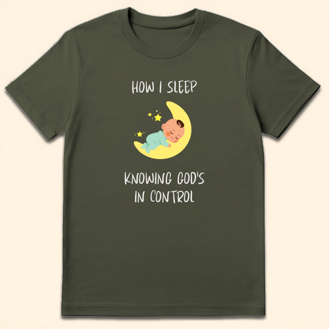 How I Sleep T-Shirt Military Green