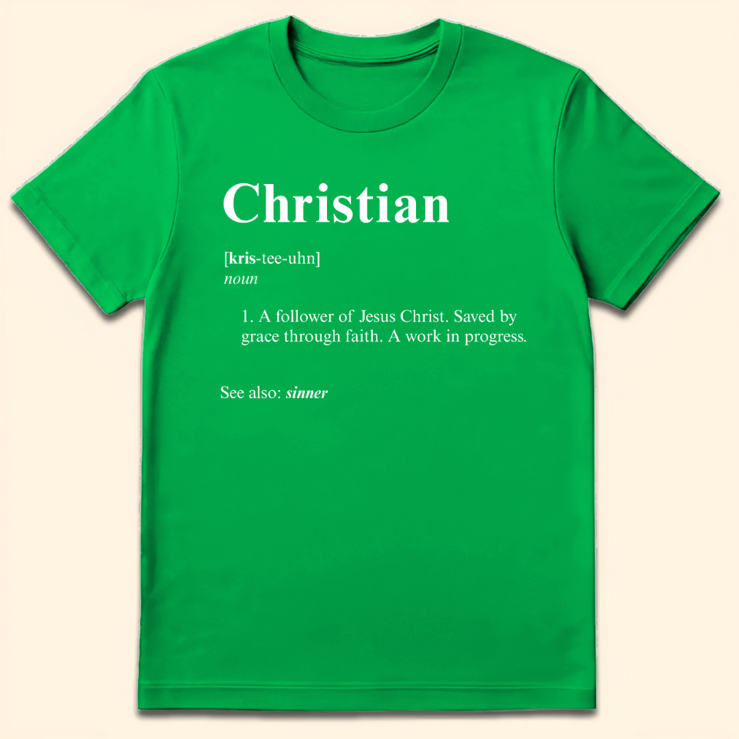Christian Definition T-Shirt Irish Green