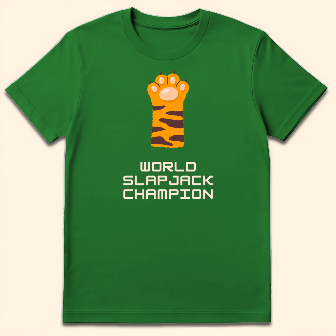 World Slapjack Champion T-Shirt Irish Green