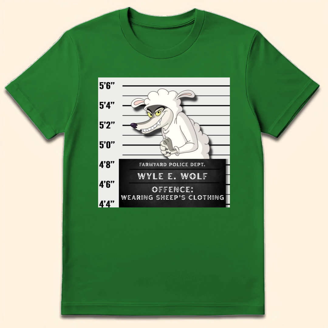Wolf In Sheep's Clothing T-Shirt Irish Green